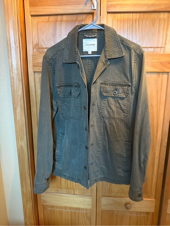 Lucky Brand Other - Lucky Brand Men's Olive Utility Shirt Jacket